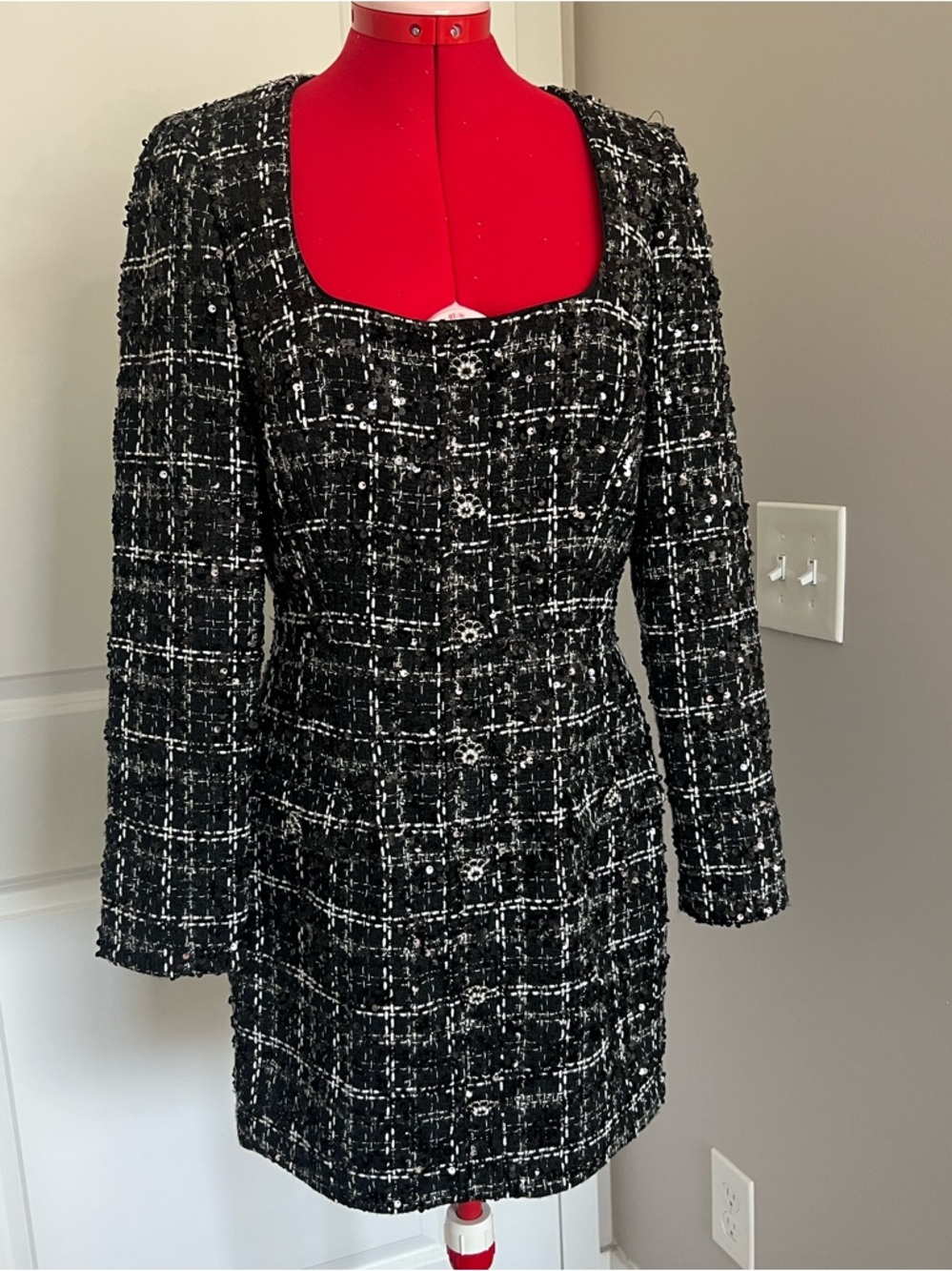 Gianni Bini Black and White Dress